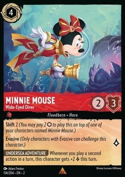 Minnie Mouse - Wide-Eyed Diver⁣ - Rise of the Floodborn⁣ (Rare)⁣ [114]