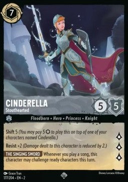 Cinderella - Stouthearted⁣ - Rise of the Floodborn⁣ (Super Rare)⁣ [177]
