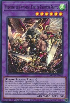 Berfomet the Mythical King of Phantom Beasts⁣ - Age of Overlord⁣ (Super Rare)⁣ [032]