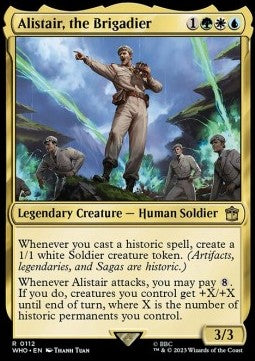 Alistair, the Brigadier⁣ - Universes Beyond: Doctor Who⁣ (Rare)⁣ [112]