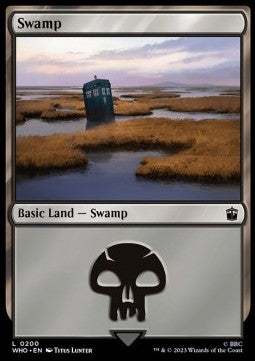 Swamp (V.1)⁣ - Universes Beyond: Doctor Who⁣ (Land)⁣ [200]
