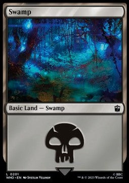 Swamp (V.2)⁣ - Universes Beyond: Doctor Who⁣ (Land)⁣ [201]