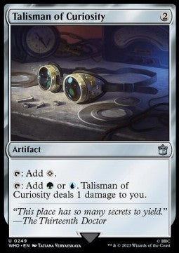 Talisman of Curiosity⁣ - Universes Beyond: Doctor Who⁣ (Uncommon)⁣ [249]