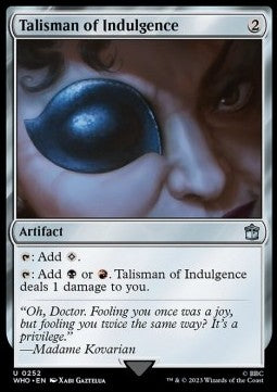 Talisman of Indulgence⁣ - Universes Beyond: Doctor Who⁣ (Uncommon)⁣ [252]