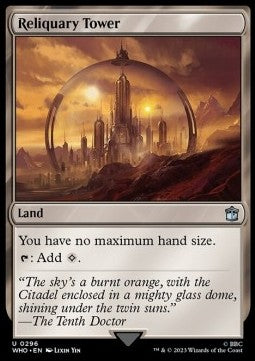 Reliquary Tower⁣ - Universes Beyond: Doctor Who⁣ (Uncommon)⁣ [296]