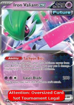 Iron Valiant ex⁣ - SV Black Star Promos⁣ (Oversized)⁣ [068]