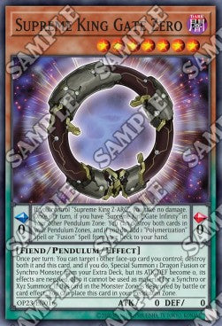 Supreme King Gate Zero⁣ - OTS Tournament Pack 23⁣ (Common)⁣ [016]