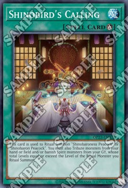 Shinobird's Calling⁣ - OTS Tournament Pack 23⁣ (Common)⁣ [025]