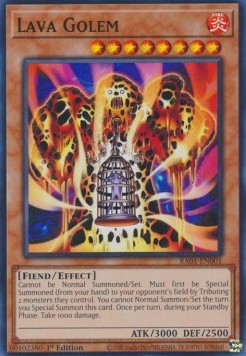 Lava Golem (V.1 - Super Rare) - 25th Anniversary Rarity Collection (Super Rare) [RA01-001]