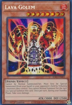 Lava Golem (V.3 - Secret Rare) - 25th Anniversary Rarity Collection (Secret Rare) [RA01-001]