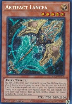 Artifact Lancea (V.3 - Secret Rare) - 25th Anniversary Rarity Collection (Secret Rare) [RA01-006]