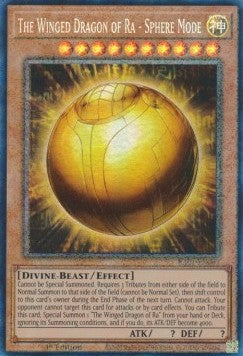 The Winged Dragon of Ra - Sphere Mode (V.6 - Collectors Rare) - 25th Anniversary Rarity Collection (Collectors Rare) [RA01-007]