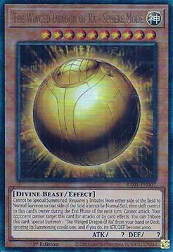The Winged Dragon of Ra - Sphere Mode (V.7 - Ultimate Rare) - 25th Anniversary Rarity Collection (Ultimate Rare) [RA01-007]