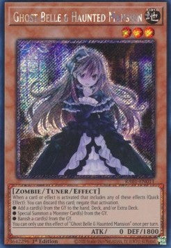 Ghost Belle & Haunted Mansion (V.4 - Platinum Secret Rare)⁣ - 25th Anniversary Rarity Collection⁣ (Platinum Secret Rare)⁣ [011]
