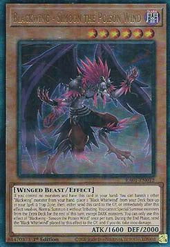 Blackwing - Simoon the Poison Wind (V.7 - Ultimate Rare)⁣ - 25th Anniversary Rarity Collection⁣ (Ultimate Rare)⁣ [012]