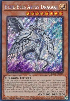 Blue-Eyes Abyss Dragon (V.4 - Platinum Secret Rare)⁣ - 25th Anniversary Rarity Collection⁣ (Platinum Secret Rare)⁣ [016]