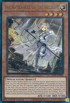 Dogmatika Ecclesia, the Virtuous (V.7 - Ultimate Rare)⁣ - 25th Anniversary Rarity Collection⁣ (Ultimate Rare)⁣ [020]