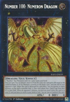 Number 100: Numeron Dragon (V.3 - Secret Rare)⁣ - 25th Anniversary Rarity Collection⁣ (Secret Rare)⁣ [039]
