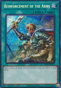 Reinforcement of the Army (V.3 - Secret Rare)⁣ - 25th Anniversary Rarity Collection⁣ (Secret Rare)⁣ [051]