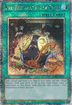 Pre-Preparation of Rites (V.5 - Quarter Century Secret Rare) - 25th Anniversary Rarity Collection (Quarter Century Secret Rare) [RA01-055]