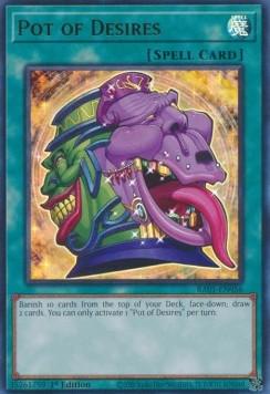 Pot of Desires (V.2 - Ultra Rare) - 25th Anniversary Rarity Collection (Ultra Rare) [RA01-056]