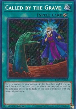 Called by the Grave (V.3 - Secret Rare) - 25th Anniversary Rarity Collection (Secret Rare) [RA01-057]