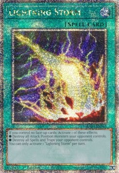 Lightning Storm (V.5 - Quarter Century Secret Rare)⁣ - 25th Anniversary Rarity Collection⁣ (Quarter Century Secret Rare)⁣ [061]