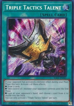 Triple Tactics Talent (V.3 - Secret Rare)⁣ - 25th Anniversary Rarity Collection⁣ (Secret Rare)⁣ [063]