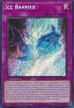 Ice Barrier (V.4 - Platinum Secret Rare)⁣ - 25th Anniversary Rarity Collection⁣ (Platinum Secret Rare)⁣ [071]