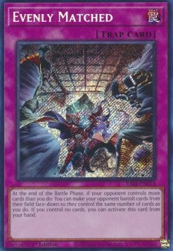 Evenly Matched (V.3 - Secret Rare) - 25th Anniversary Rarity Collection (Secret Rare) [RA01-074]