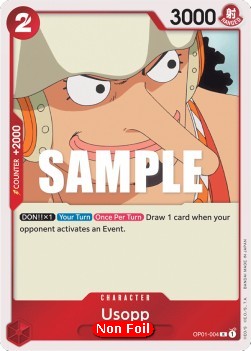 Usopp (OP01-004)⁣ - Reprints⁣ (Rare)⁣ [OP01-004]