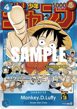 Monkey.D.Luffy (P-033)⁣ - Special Tournament Promos⁣ (Promo)⁣ [033]