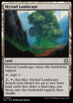 Myriad Landscape⁣ - Commander: The Lost Caverns of Ixalan⁣ (Uncommon)⁣ [343]
