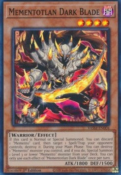 Mementotlan Dark Blade (V.1 - Super Rare) - Valiant Smashers (Super Rare) [VASM-004]