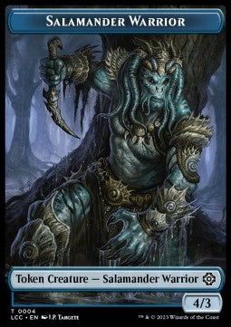 Salamander Warrior Token (U 4/3) // Treasure Token⁣ - The Lost Caverns of Ixalan: Tokens⁣ (Token)⁣ [CT 4/18]