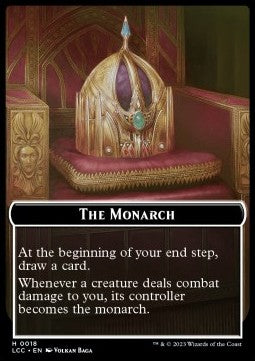 The Monarch // Dinosaur Token (G 3/3 Trample)⁣ - The Lost Caverns of Ixalan: Tokens⁣ (Token)⁣ [CT 18/10]