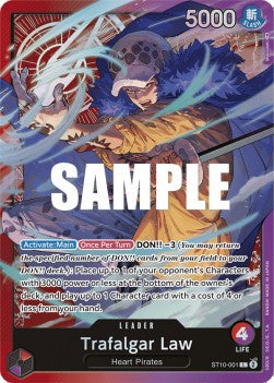 Trafalgar Law (ST10-001) - Ultra Deck: The Three Captains (Leader) [ST-10-001]