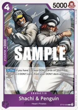 Shachi & Penguin (ST10-008)⁣ - Ultra Deck: The Three Captains⁣ (Common)⁣ [008]