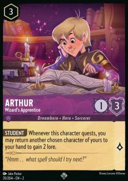 Arthur - Wizard's Apprentice (V.1)⁣ - Rise of the Floodborn⁣ (Super Rare)⁣ [35]