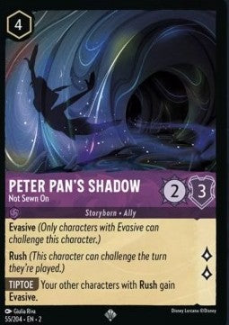 Peter Pan's Shadow - Not Sewn On⁣ - Rise of the Floodborn⁣ (Super Rare)⁣ [55]
