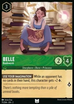 Belle - Bookworm⁣ - Rise of the Floodborn⁣ (Uncommon)⁣ [71]