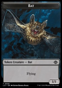Bat Token (B 1/1) // Map Token - The Lost Caverns of Ixalan: Tokens (Token) [TLCI-T 6/17]