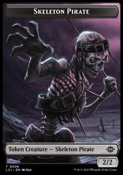 Skeleton Pirate Token (B 2/2) // Map Token⁣ - The Lost Caverns of Ixalan: Tokens⁣ (Token)⁣ [T 8/17]