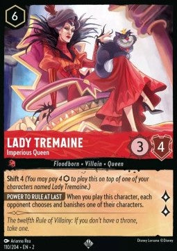 Lady Tremaine - Imperious Queen (V.1)⁣ - Rise of the Floodborn⁣ (Super Rare)⁣ [110]