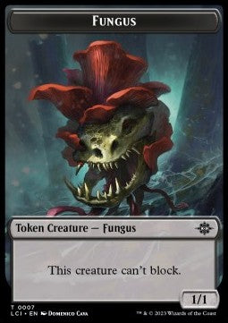 Fungus Token (B 1/1) // Treasure Token (V.2) - The Lost Caverns of Ixalan: Tokens (Token) [TLCI-T 7/REX02]