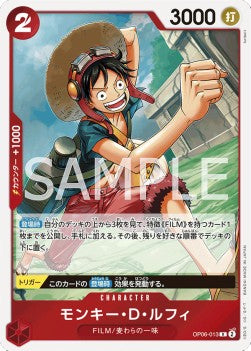 Monkey.D.Luffy (OP06-013) (V.1)⁣ - Wings of the Captain (Non-English)⁣ (Rare)⁣ [013]