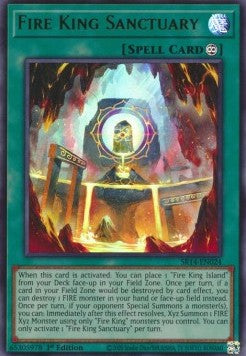 Fire King Sanctuary⁣ - Structure Deck: Fire Kings⁣ (Ultra Rare)⁣ [024]