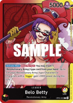 Belo Betty (OP05-002) (V.1)⁣ - Awakening of the New Era⁣ (Leader)⁣ [002]