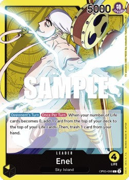 Enel (OP05-098) (V.1)⁣ - Awakening of the New Era⁣ (Leader)⁣ [098]