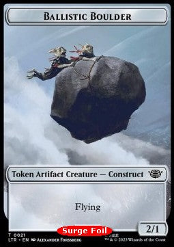 Ballistic Boulder Token (A 2/1) // Food Token (V.1) - The Lord of the Rings: Tales of Middle-earth Holiday Release (Token) [LTRH-T 21/22]
